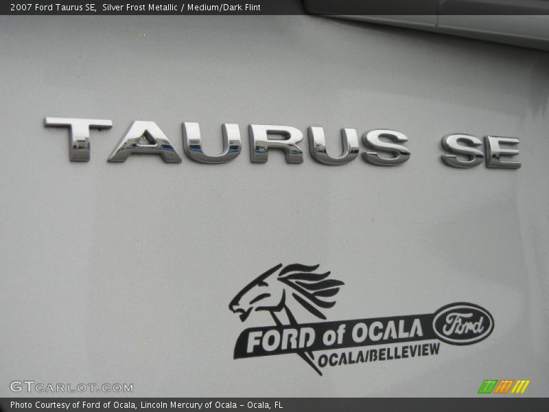 Silver Frost Metallic / Medium/Dark Flint 2007 Ford Taurus SE