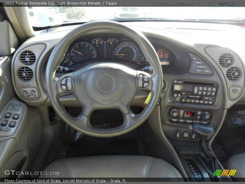 Light Bronzemist Metallic / Taupe 2002 Pontiac Bonneville SLE