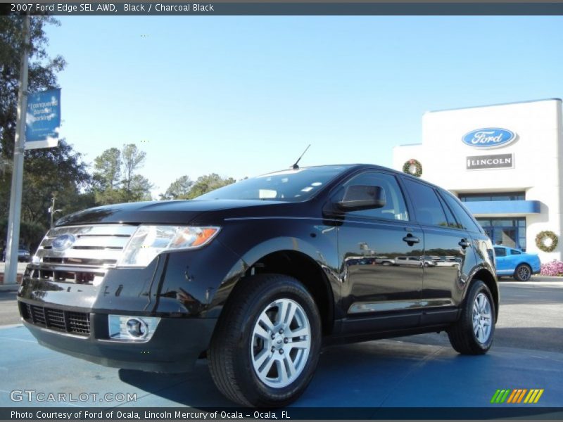 Black / Charcoal Black 2007 Ford Edge SEL AWD
