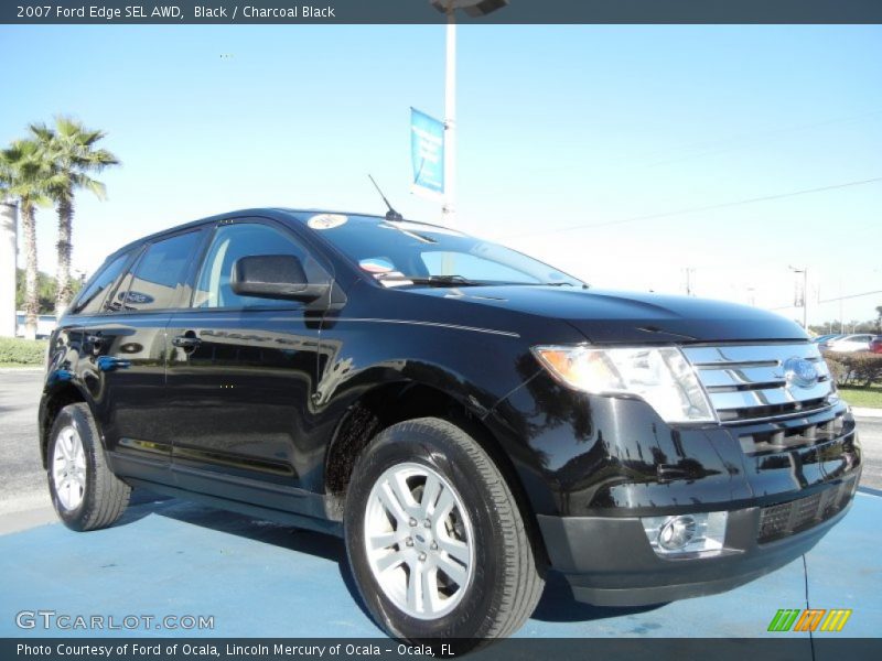 Black / Charcoal Black 2007 Ford Edge SEL AWD