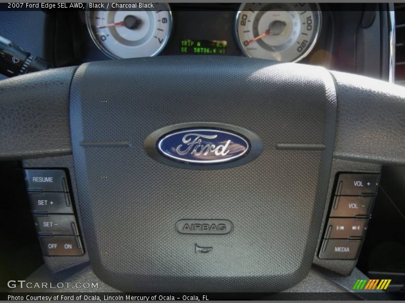 Black / Charcoal Black 2007 Ford Edge SEL AWD
