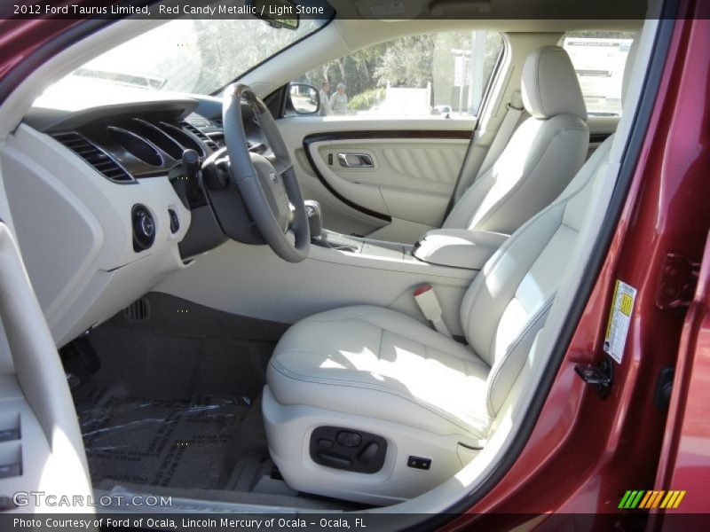 Red Candy Metallic / Light Stone 2012 Ford Taurus Limited