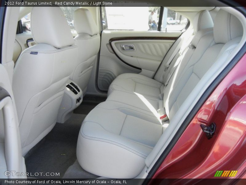 Red Candy Metallic / Light Stone 2012 Ford Taurus Limited