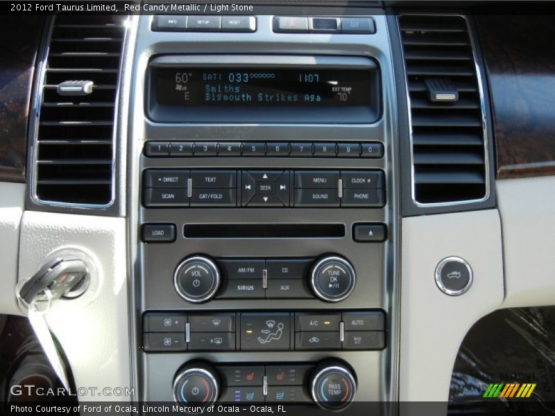 Red Candy Metallic / Light Stone 2012 Ford Taurus Limited