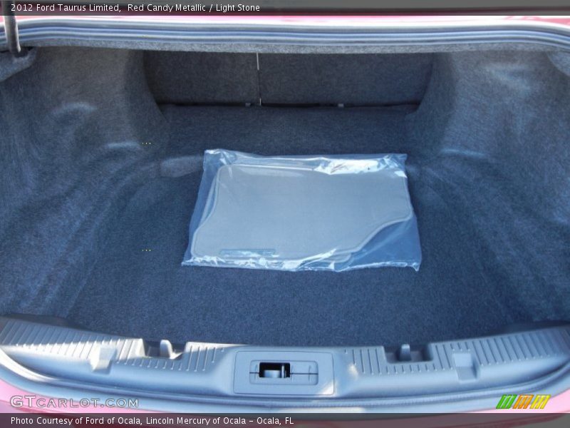 Red Candy Metallic / Light Stone 2012 Ford Taurus Limited