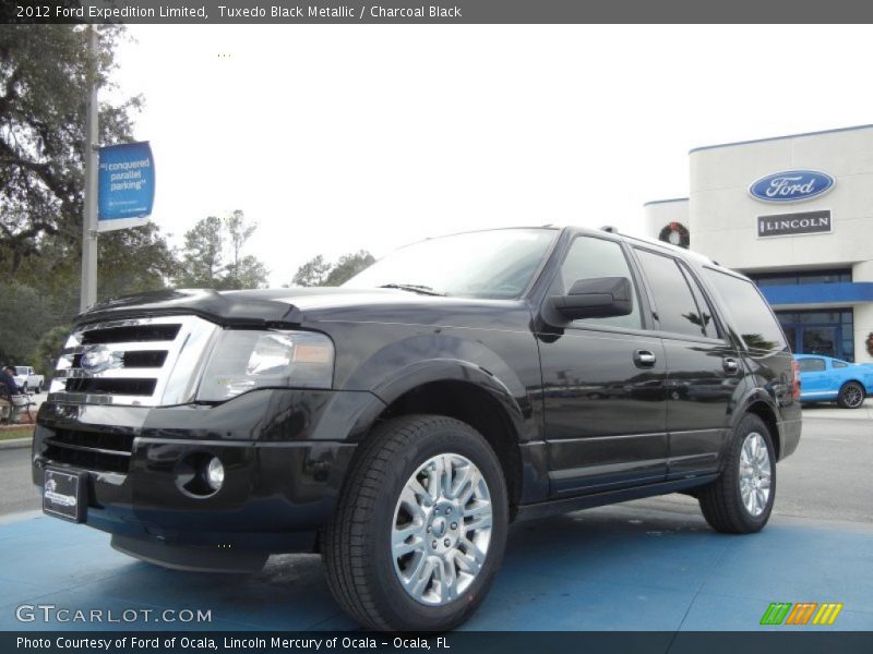 Tuxedo Black Metallic / Charcoal Black 2012 Ford Expedition Limited
