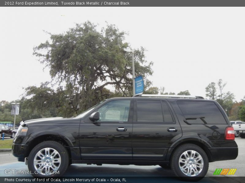 Tuxedo Black Metallic / Charcoal Black 2012 Ford Expedition Limited