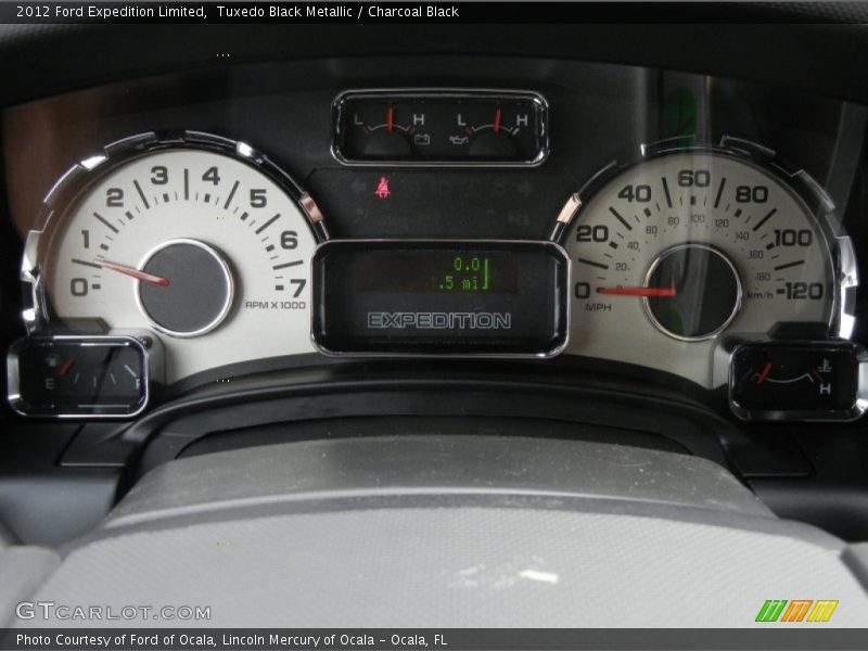 Tuxedo Black Metallic / Charcoal Black 2012 Ford Expedition Limited