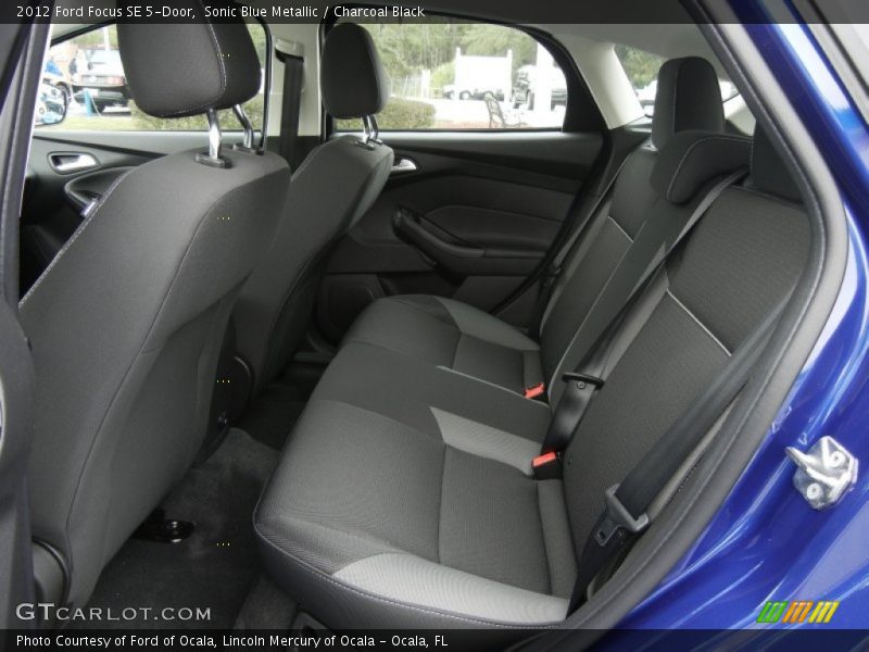 Sonic Blue Metallic / Charcoal Black 2012 Ford Focus SE 5-Door