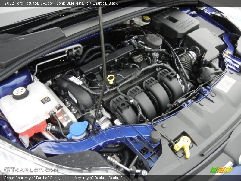 Sonic Blue Metallic / Charcoal Black 2012 Ford Focus SE 5-Door