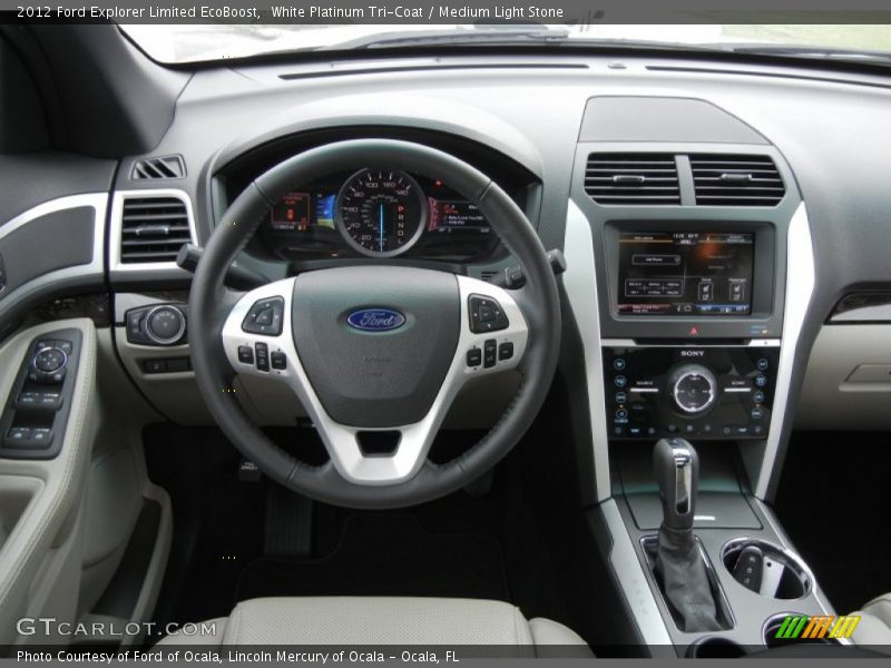 Dashboard of 2012 Explorer Limited EcoBoost