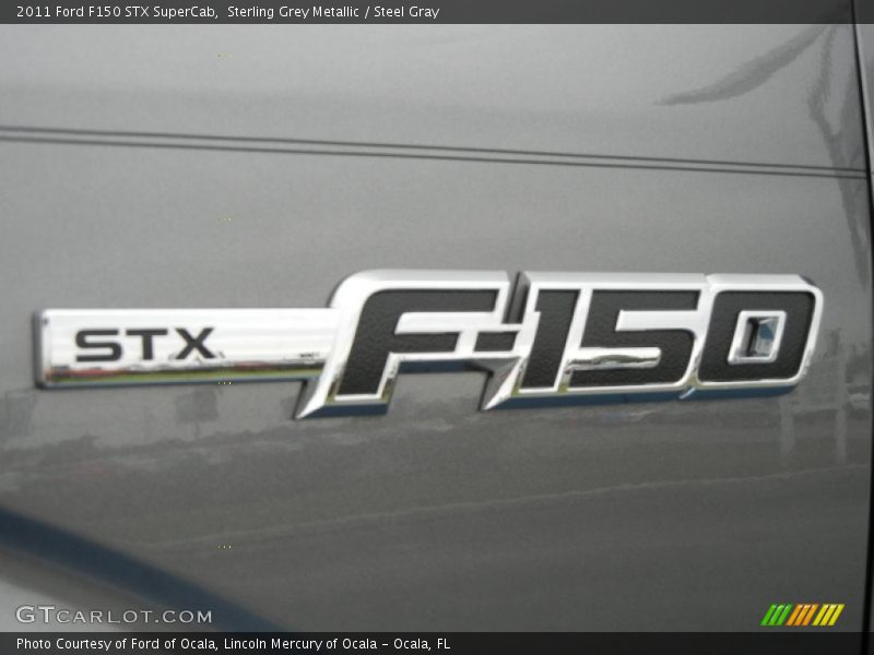 Sterling Grey Metallic / Steel Gray 2011 Ford F150 STX SuperCab