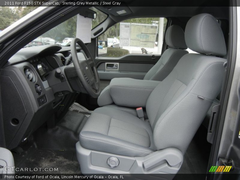 Sterling Grey Metallic / Steel Gray 2011 Ford F150 STX SuperCab