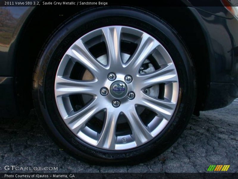 Savile Grey Metallic / Sandstone Beige 2011 Volvo S80 3.2