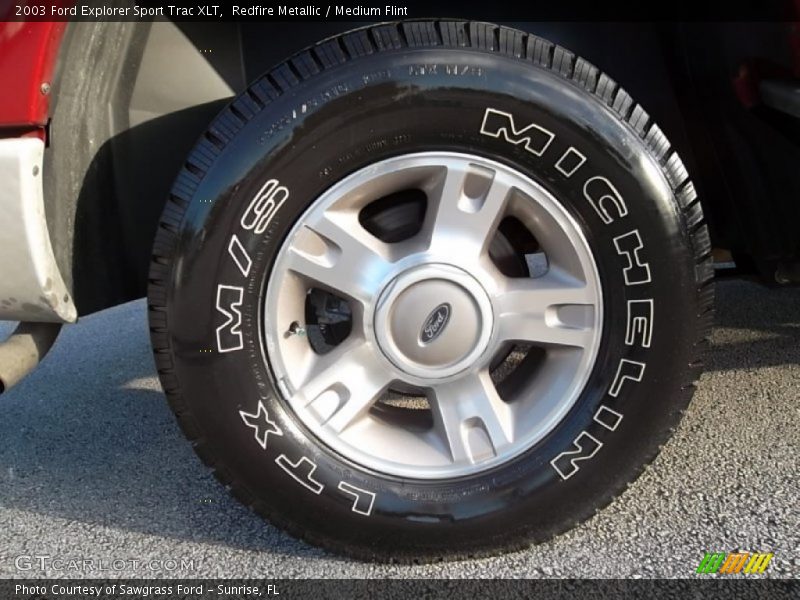 Redfire Metallic / Medium Flint 2003 Ford Explorer Sport Trac XLT