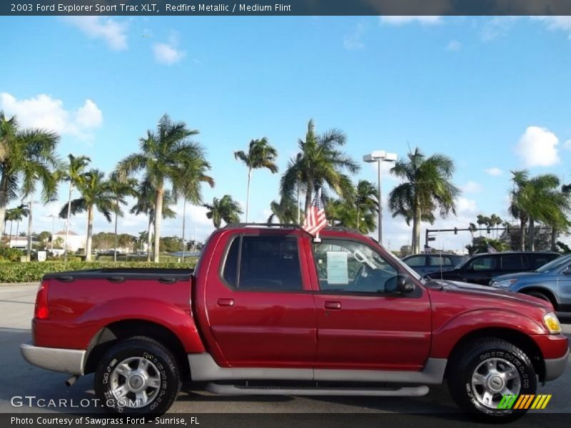 Redfire Metallic / Medium Flint 2003 Ford Explorer Sport Trac XLT