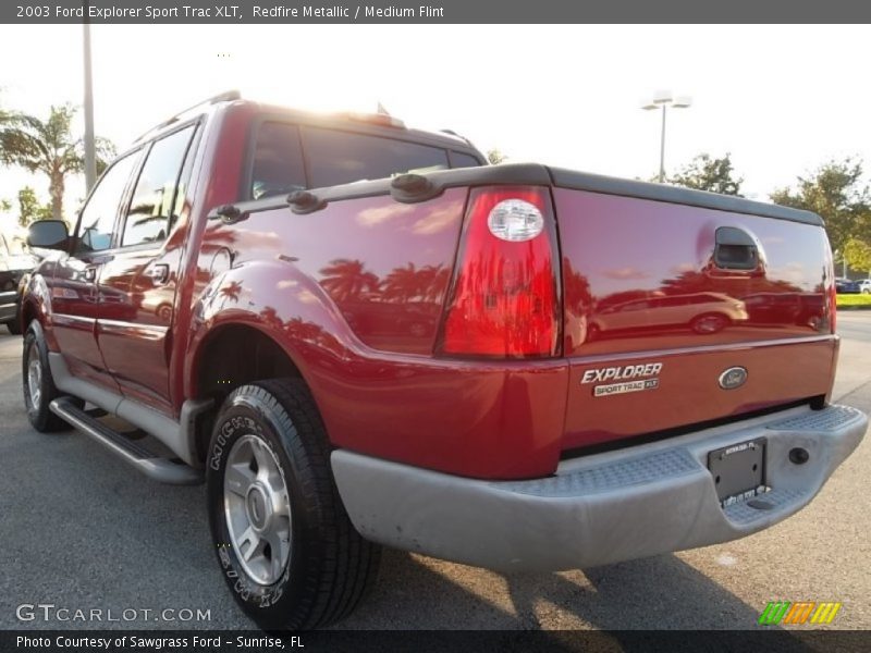 Redfire Metallic / Medium Flint 2003 Ford Explorer Sport Trac XLT