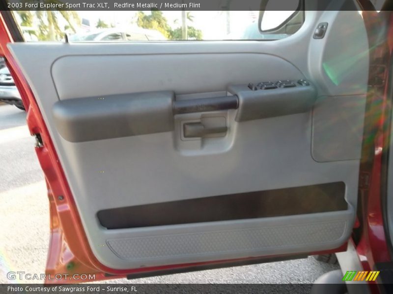 Redfire Metallic / Medium Flint 2003 Ford Explorer Sport Trac XLT