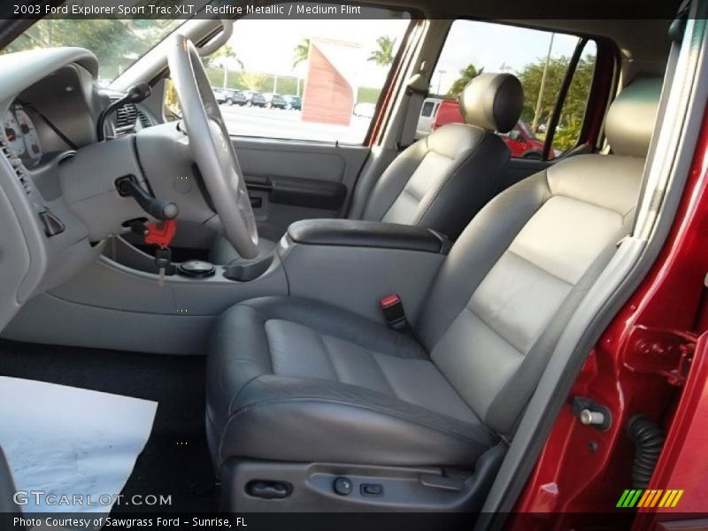 Redfire Metallic / Medium Flint 2003 Ford Explorer Sport Trac XLT