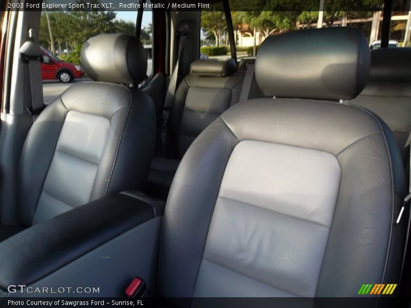 Redfire Metallic / Medium Flint 2003 Ford Explorer Sport Trac XLT