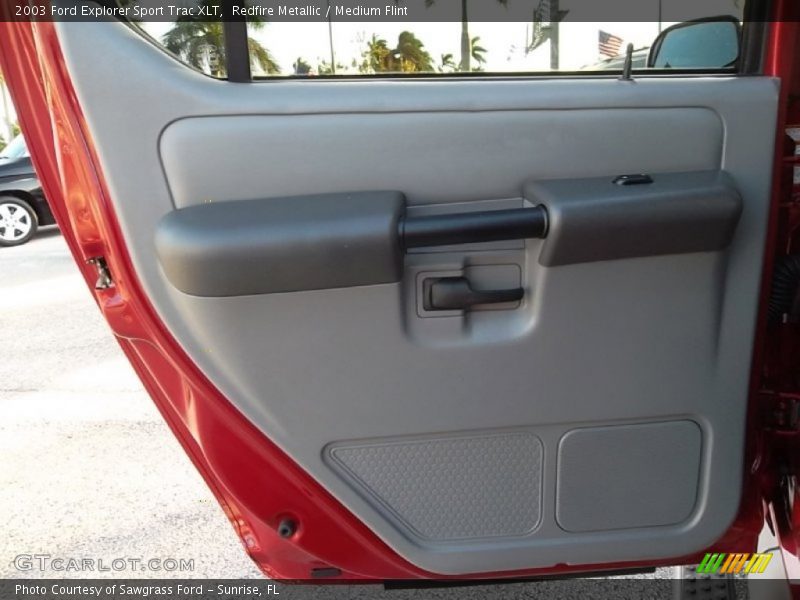 Redfire Metallic / Medium Flint 2003 Ford Explorer Sport Trac XLT