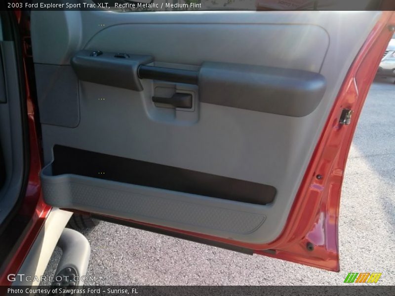 Redfire Metallic / Medium Flint 2003 Ford Explorer Sport Trac XLT