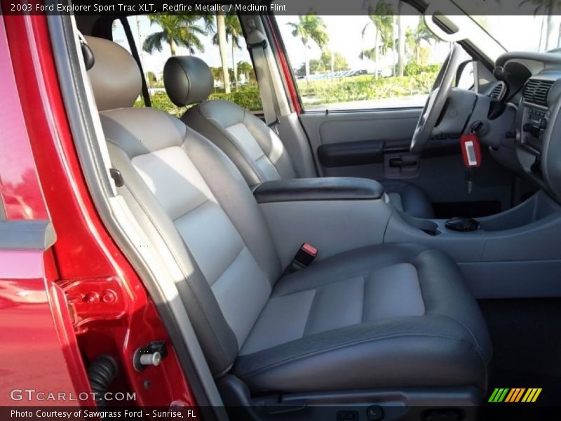 Redfire Metallic / Medium Flint 2003 Ford Explorer Sport Trac XLT