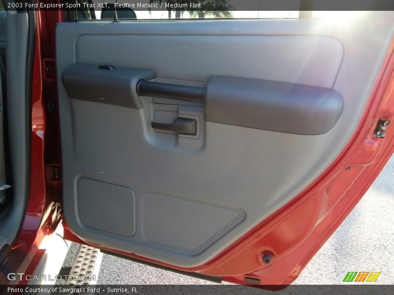 Redfire Metallic / Medium Flint 2003 Ford Explorer Sport Trac XLT
