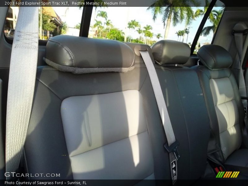 Redfire Metallic / Medium Flint 2003 Ford Explorer Sport Trac XLT