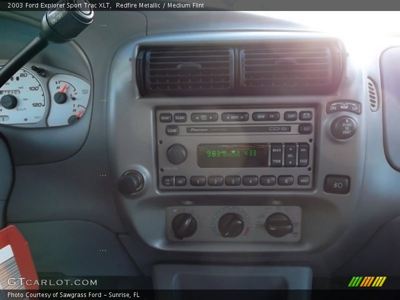 Redfire Metallic / Medium Flint 2003 Ford Explorer Sport Trac XLT