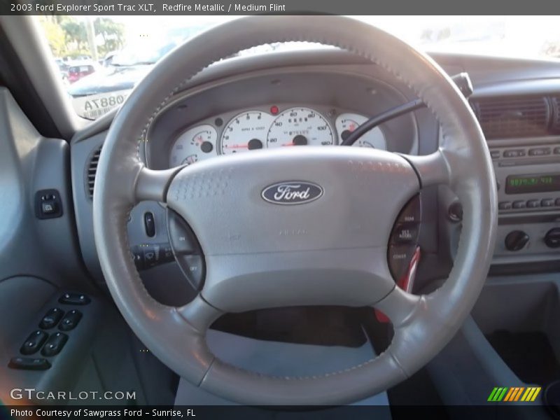 Redfire Metallic / Medium Flint 2003 Ford Explorer Sport Trac XLT
