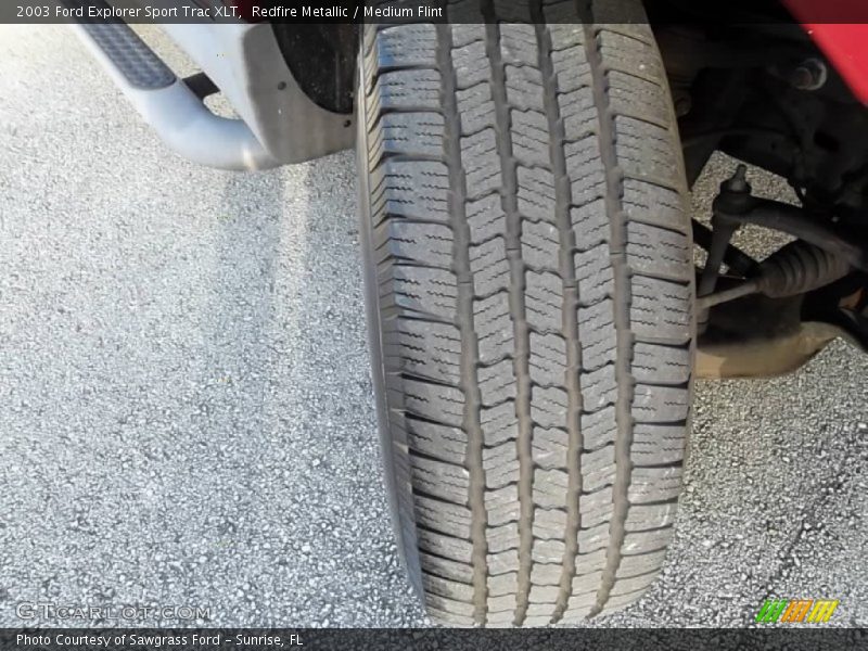 Redfire Metallic / Medium Flint 2003 Ford Explorer Sport Trac XLT