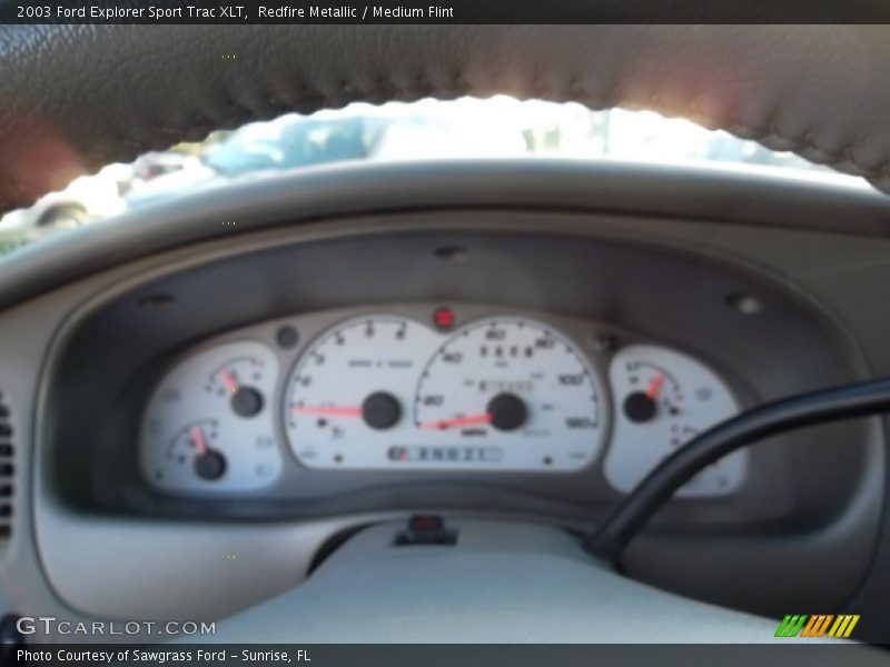 Redfire Metallic / Medium Flint 2003 Ford Explorer Sport Trac XLT