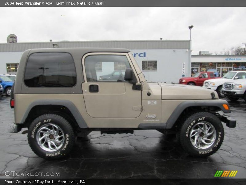 Light Khaki Metallic / Khaki 2004 Jeep Wrangler X 4x4