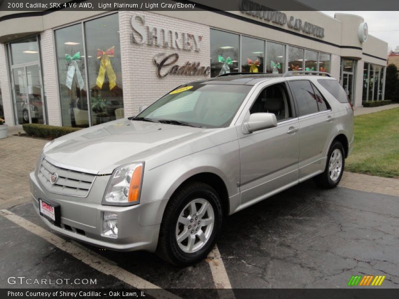 Light Platinum / Light Gray/Ebony 2008 Cadillac SRX 4 V6 AWD