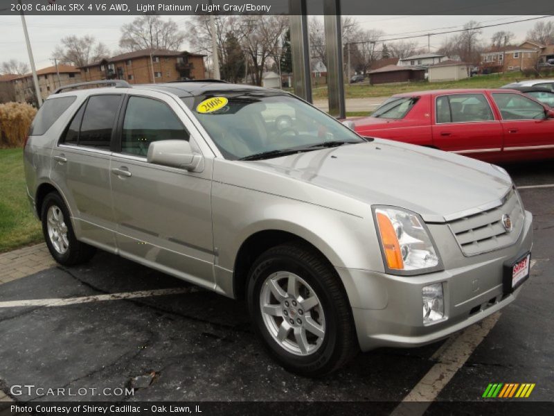 Light Platinum / Light Gray/Ebony 2008 Cadillac SRX 4 V6 AWD