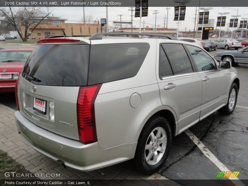 Light Platinum / Light Gray/Ebony 2008 Cadillac SRX 4 V6 AWD