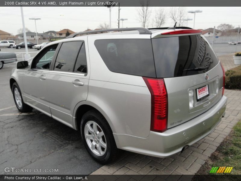 Light Platinum / Light Gray/Ebony 2008 Cadillac SRX 4 V6 AWD