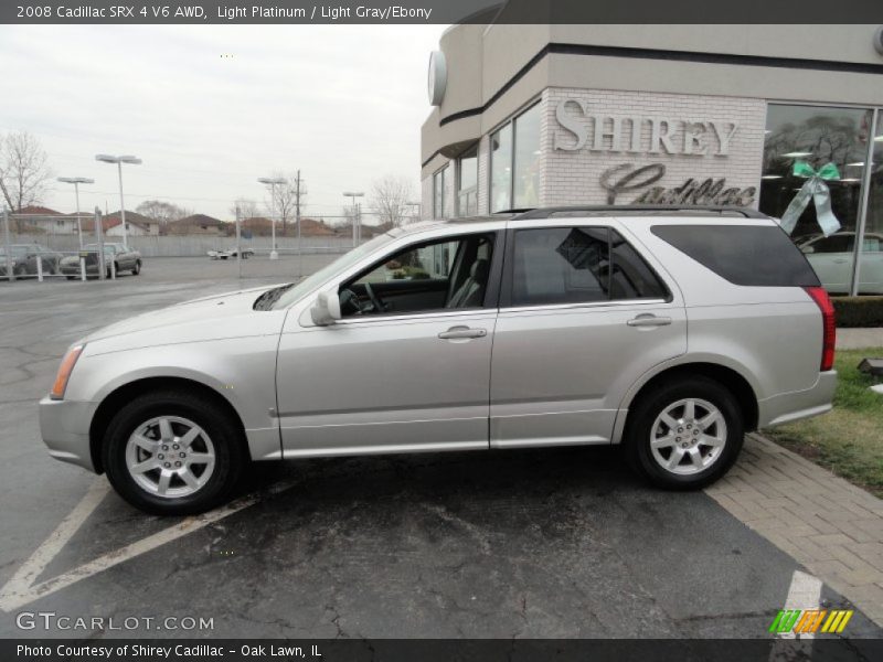 Light Platinum / Light Gray/Ebony 2008 Cadillac SRX 4 V6 AWD
