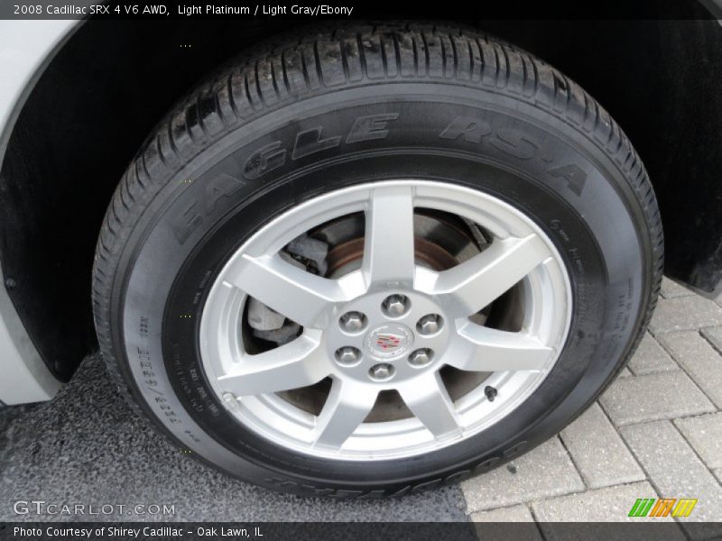 Light Platinum / Light Gray/Ebony 2008 Cadillac SRX 4 V6 AWD