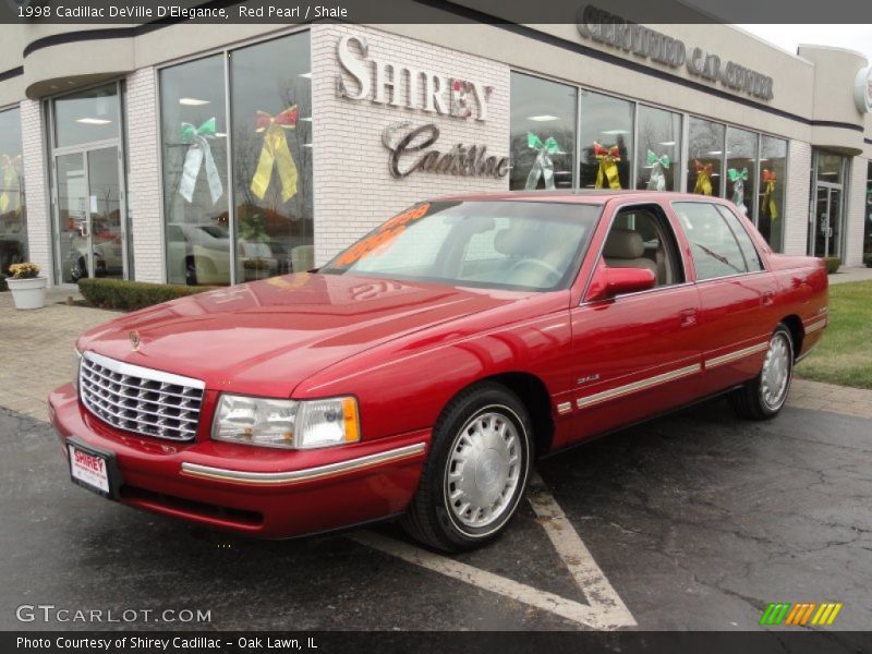 Red Pearl / Shale 1998 Cadillac DeVille D'Elegance