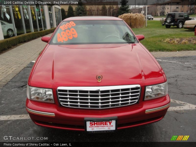 Red Pearl / Shale 1998 Cadillac DeVille D'Elegance