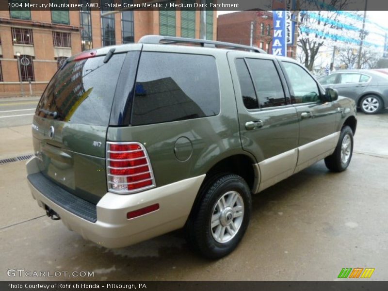 Estate Green Metallic / Medium Dark Parchment 2004 Mercury Mountaineer AWD