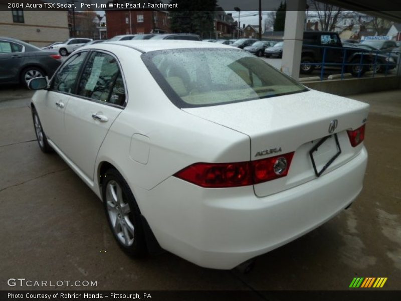 Premium White Pearl / Parchment 2004 Acura TSX Sedan