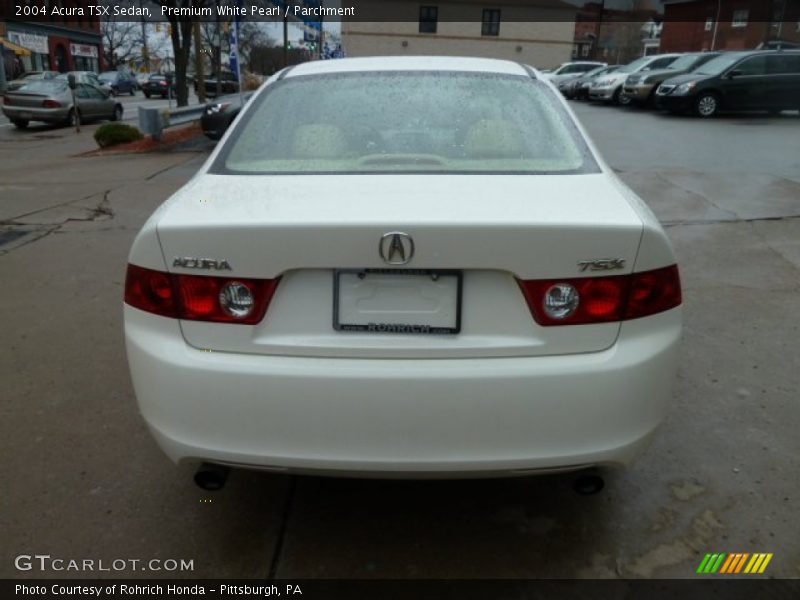 Premium White Pearl / Parchment 2004 Acura TSX Sedan
