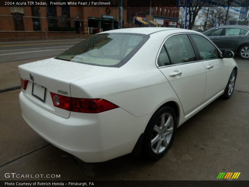 Premium White Pearl / Parchment 2004 Acura TSX Sedan
