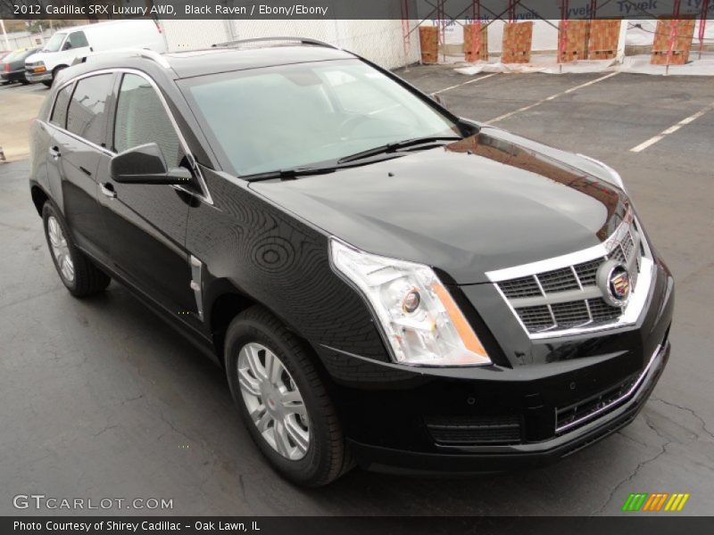 Black Raven / Ebony/Ebony 2012 Cadillac SRX Luxury AWD