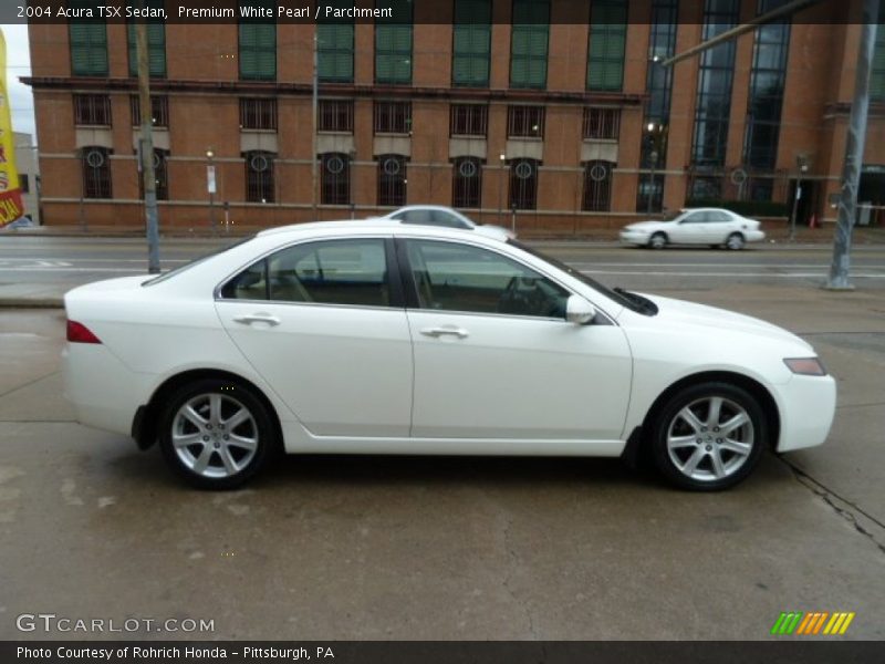 Premium White Pearl / Parchment 2004 Acura TSX Sedan