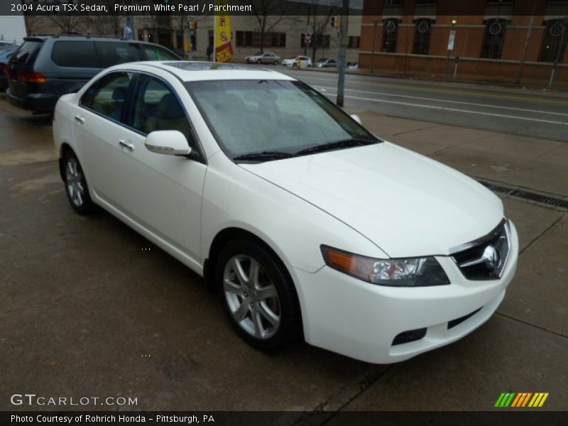 Front 3/4 View of 2004 TSX Sedan