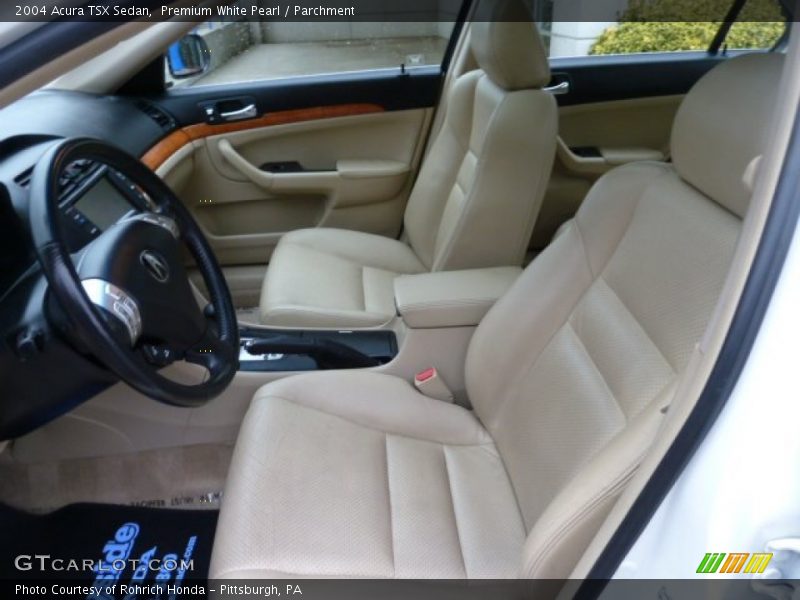 Premium White Pearl / Parchment 2004 Acura TSX Sedan